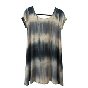 Rolla Coster Blue Tie-Dye Women’s T-shirt Dress